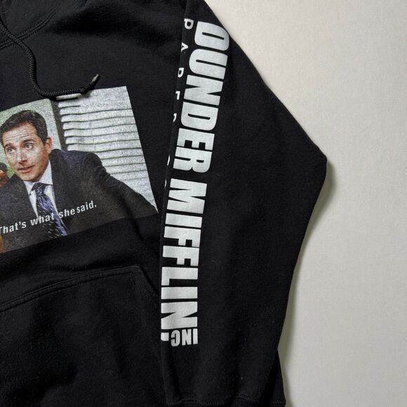 The Office Michael "That's What She Said" Hoodie Sz Med, Dunder Mifflin 2/$15 - Picture 3 of 12